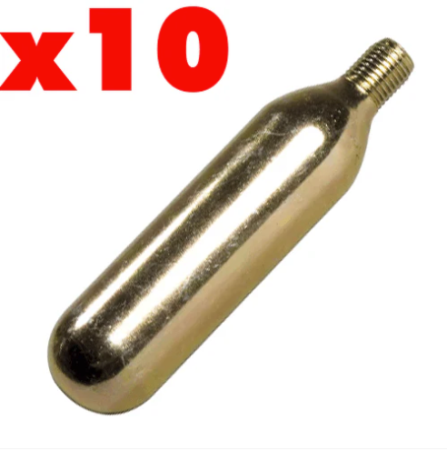 MiniBrew CO₂ Cartridges | 10-Pack for Carbonating & Serving