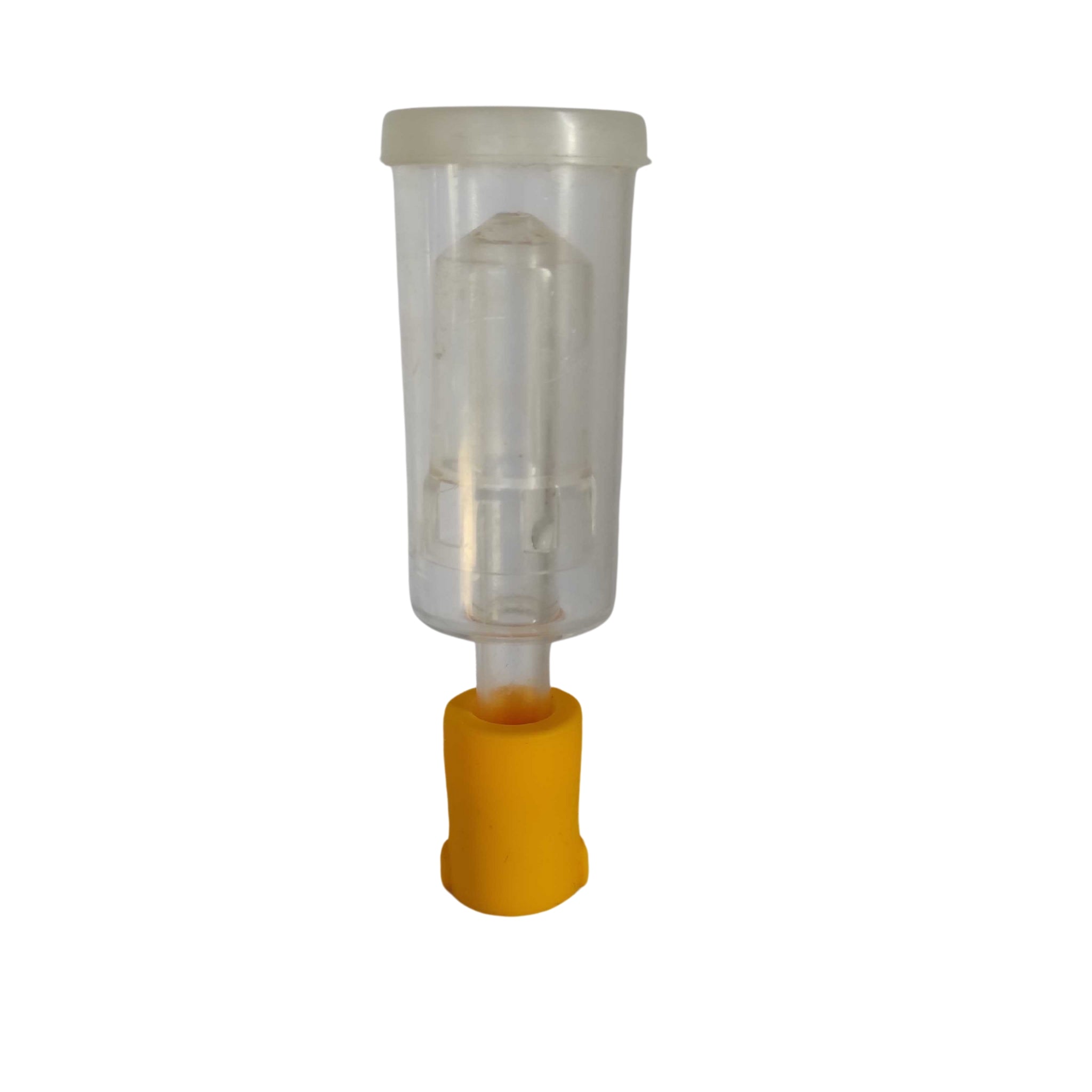 Airlock with rubber stopper